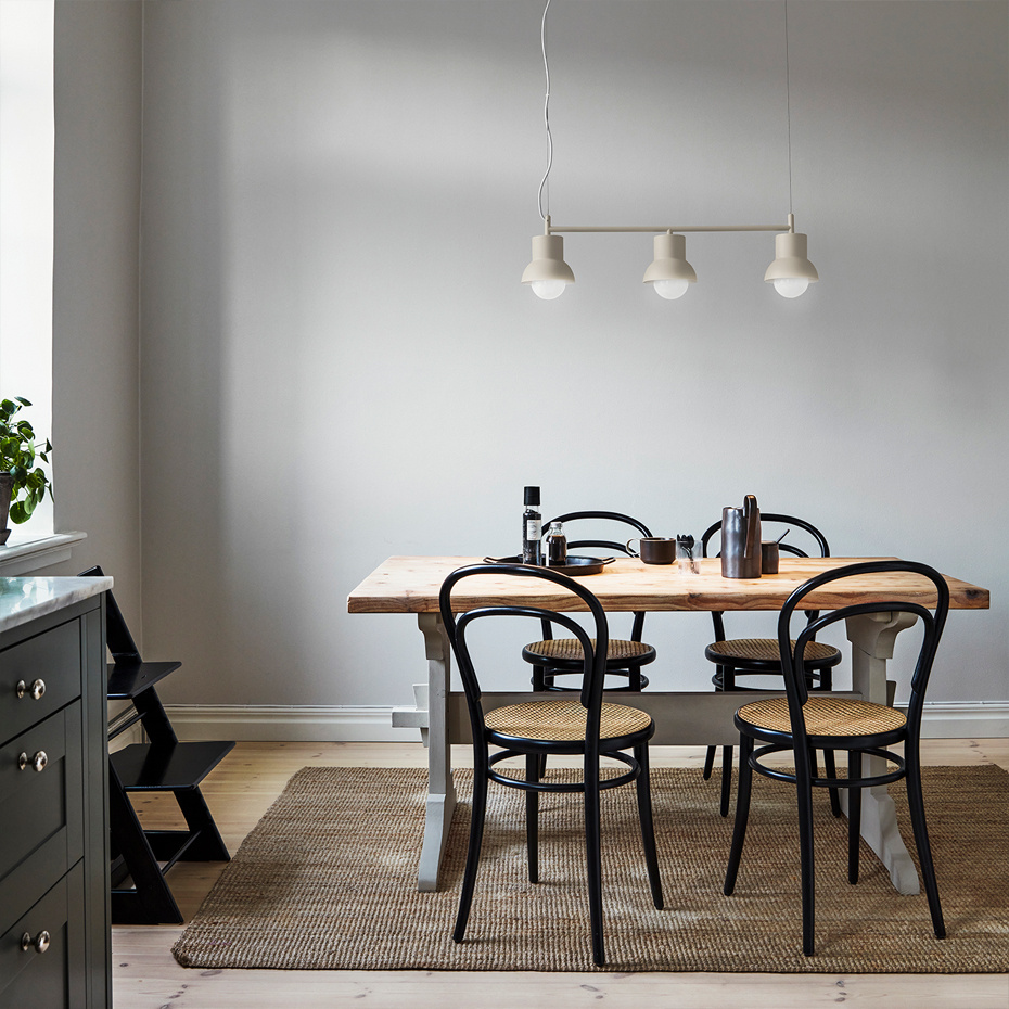 Down Long Pendel Ljusbeige