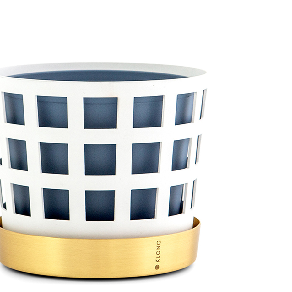 Trio Kruka Square Small Vit