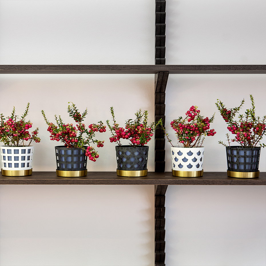 Trio Kruka Square Small Vit