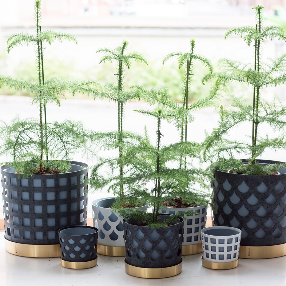 Trio Kruka Drop Medium Blå