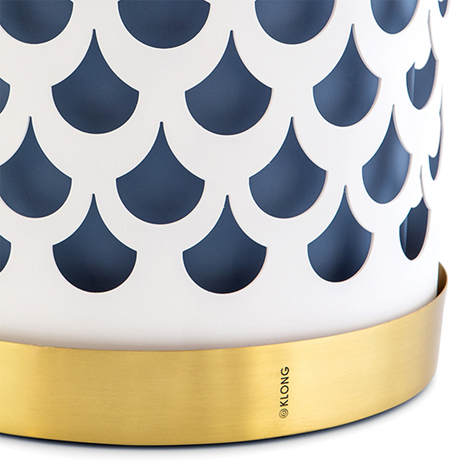 Trio Kruka Drop Large Vit