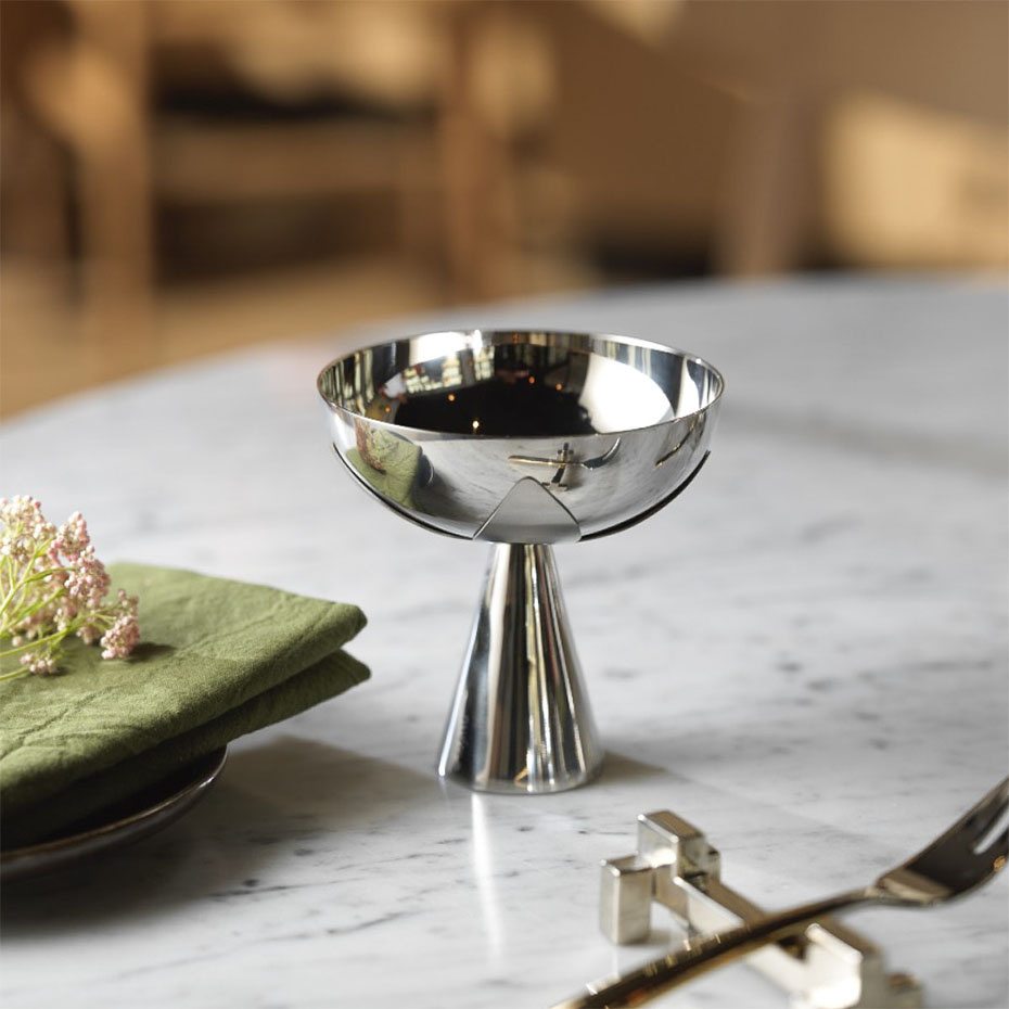 Blad Serveringsskål Stål