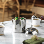 Blad Burk Stor Stål Blad Burk Stor Stål