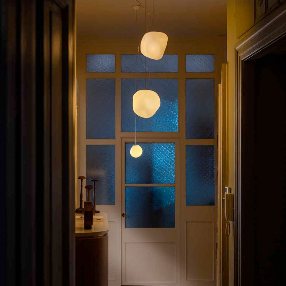 Hoba Pendel Medium White