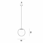 Hoba Pendel Midi White Hoba Pendel Midi White