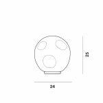 Hoba Bordslampa Medium White Hoba Bordslampa Medium White