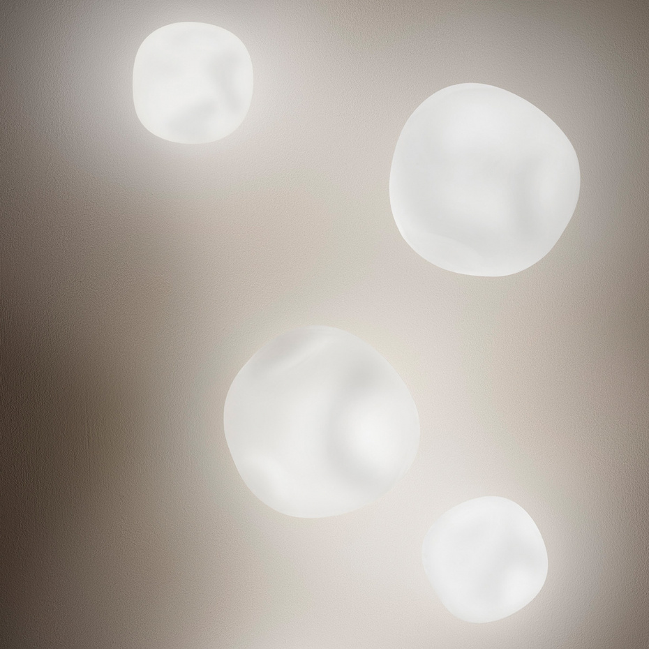 Hoba Taklampa/Vägglampa Midi White