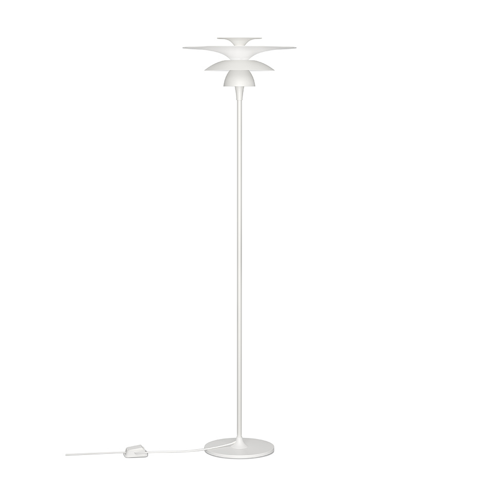 Picasso Golvlampa H140cm Mattvit