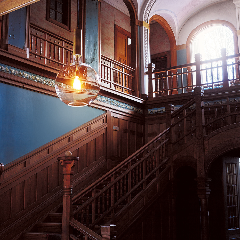 Rosdala Pendel XL Svartoxid/Klarglas