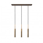 Stav Pendel 3 Rak Rå Mässing Stav Pendel 3 Rak Rå Mässing