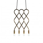 Eld Pendel 4 Rå Mässing Eld Pendel 4 Rå Mässing