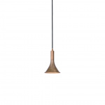 Megafon Pendel 1 Rak Rå Mässing Megafon Pendel 1 Rak Rå Mässing