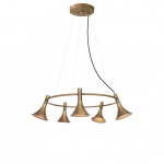 Megafon Pendel 5 Rund Rå Mässing Megafon Pendel 5 Rund Rå Mässing