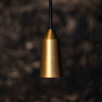 Massiv Pendel Dubbelkon Rå Mässing Massiv Pendel Dubbelkon Rå Mässing