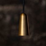 Massiv Pendel Rund Rå Mässing Massiv Pendel Rund Rå Mässing