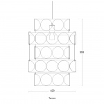 Terrace Ljuskrona Rå Koppar Terrace Ljuskrona Rå Koppar