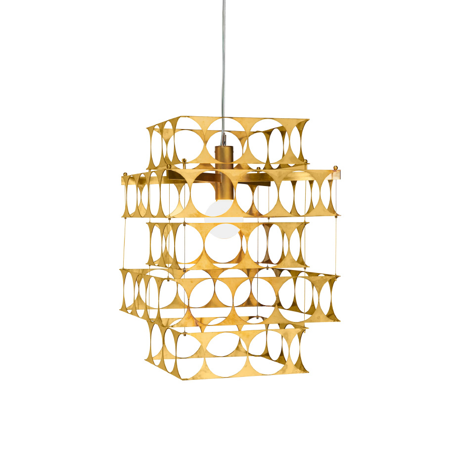 Örsjö Terrace Ljuskrona Rå Mässing