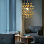 Terrace Ljuskrona Rå Mässing Terrace Ljuskrona Rå Mässing