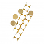 Terrace Ljuskrona Rå Mässing Terrace Ljuskrona Rå Mässing