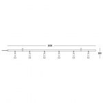 Star 6 Skena Rå Koppar Star 6 Skena Rå Koppar