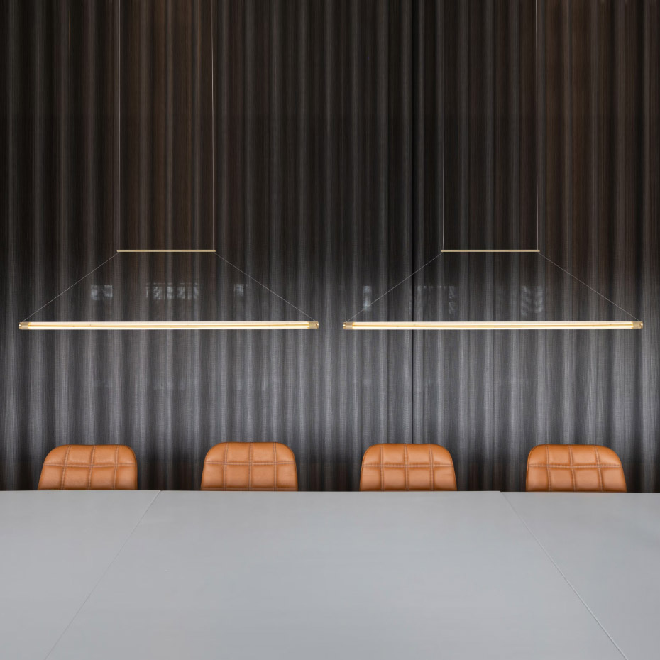 Ray Pendel Medium Rå Mässing