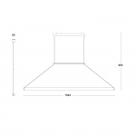 Ray Pendel Stor Rå Mässing Ray Pendel Stor Rå Mässing