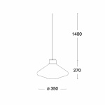 Volver Pendel Stor Varmgrå Volver Pendel Stor Varmgrå