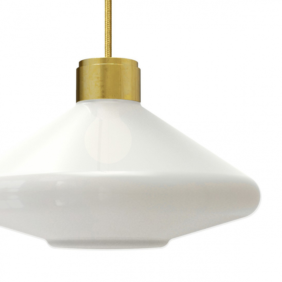 Volver Pendel Stor Borstad Mässing