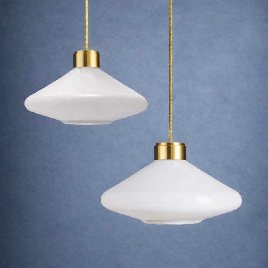 Volver Pendel Stor Borstad Mässing