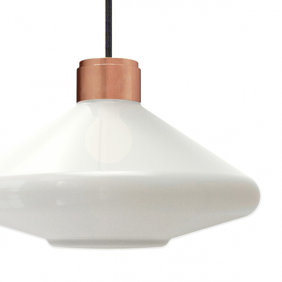 Volver Pendel Stor Borstad Koppar