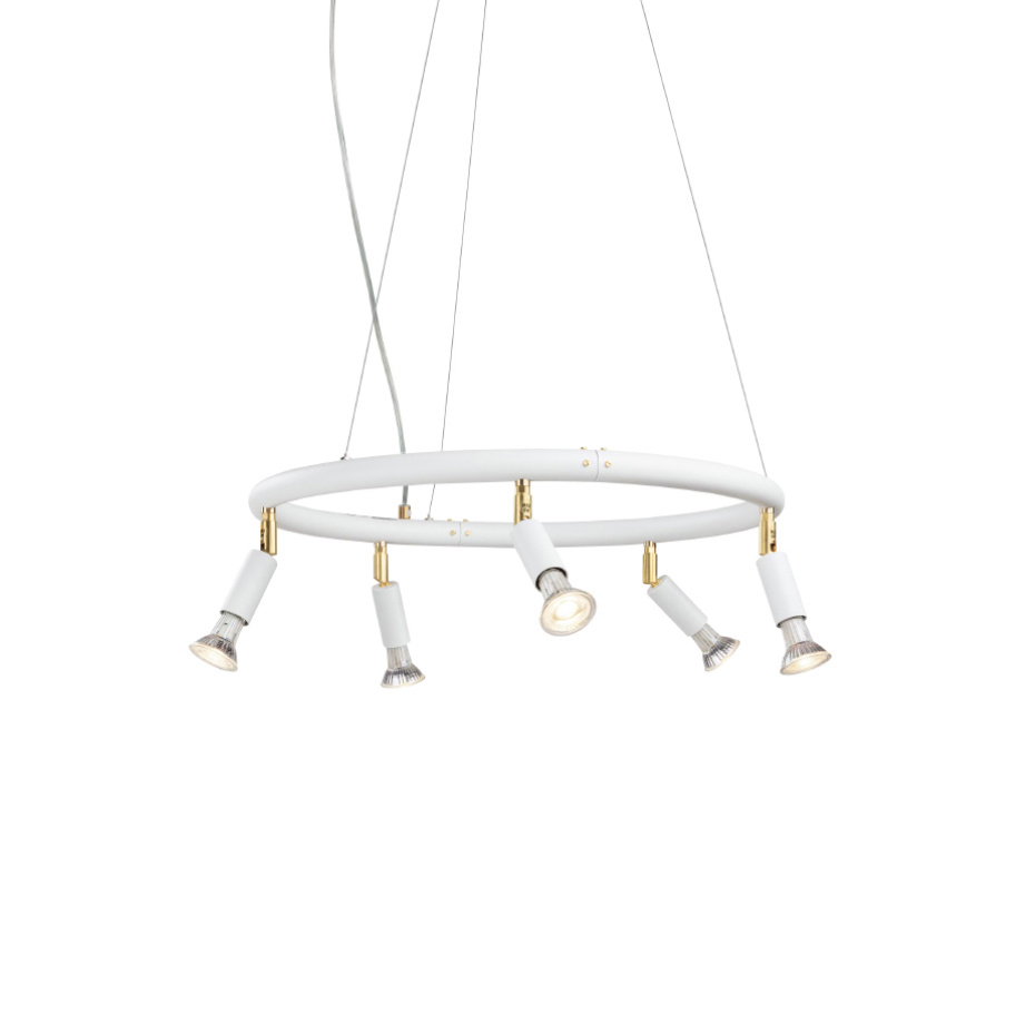 Star 5 Rund Taklampa/Vägglampa Vit