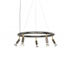 Star 5 Rund Taklampa/Vägglampa Rå Stål Star 5 Rund Taklampa/Vägglampa Rå Stål