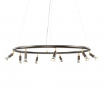 Star 9 Rund Taklampa/Vägglampa Rå Stål Star 9 Rund Taklampa/Vägglampa Rå Stål