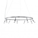 Star 9 Rund Taklampa/Vägglampa Förnicklad Mässing Star 9 Rund Taklampa/Vägglampa Förnicklad Mässing