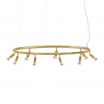 Star 9 Rund Taklampa/Vägglampa Rå Mässing Star 9 Rund Taklampa/Vägglampa Rå Mässing