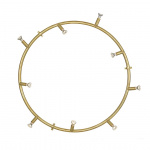 Star 9 Rund Taklampa/Vägglampa Rå Mässing Star 9 Rund Taklampa/Vägglampa Rå Mässing