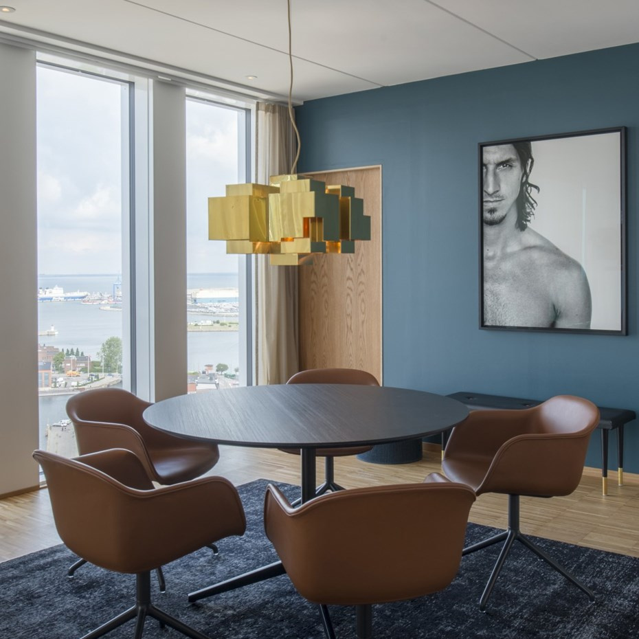 Skyline Pendel Mellan Rå Mässing