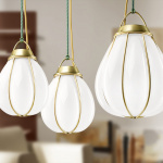 Hobo Pendel Liten Mässing/Opalglas Hobo Pendel Liten Mässing/Opalglas