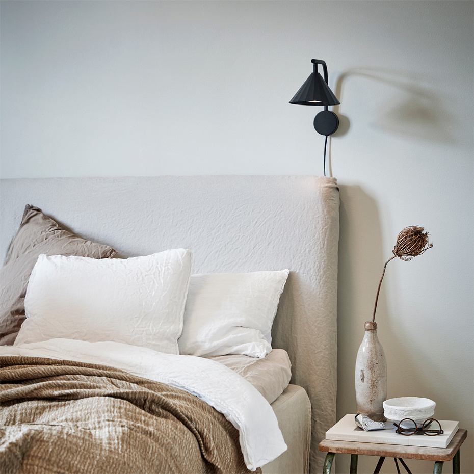 Rain Vägglampa Svart