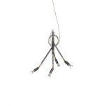 Kvist 4 Pendel Rå Stål Kvist 4 Pendel Rå Stål