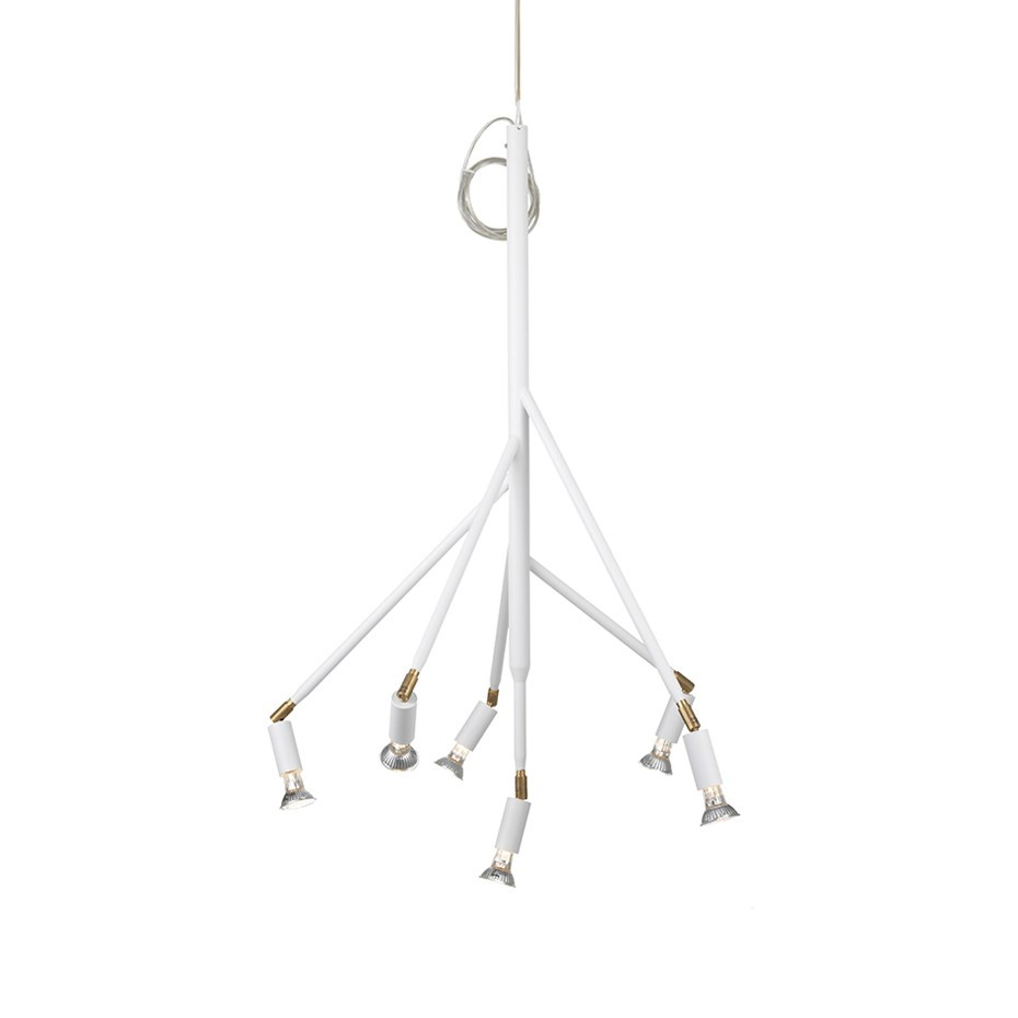 Kvist 6 Pendel Vit