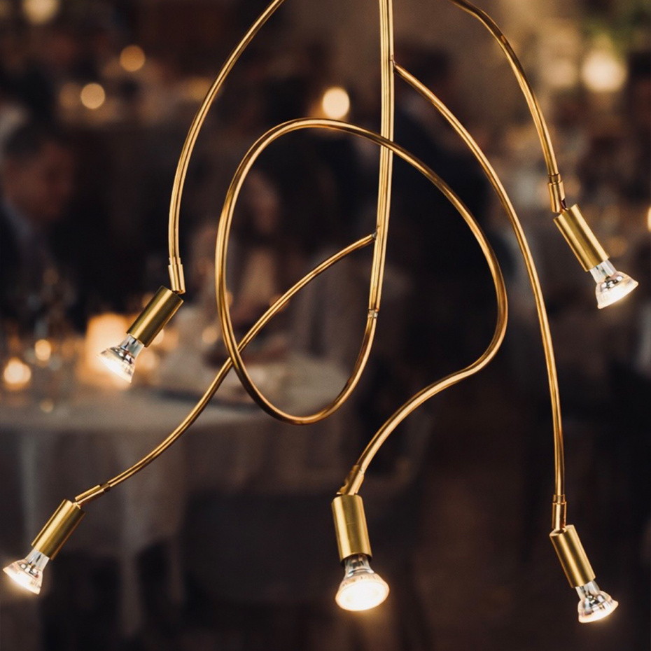 Ranka 5 Pendel Rå Mässing