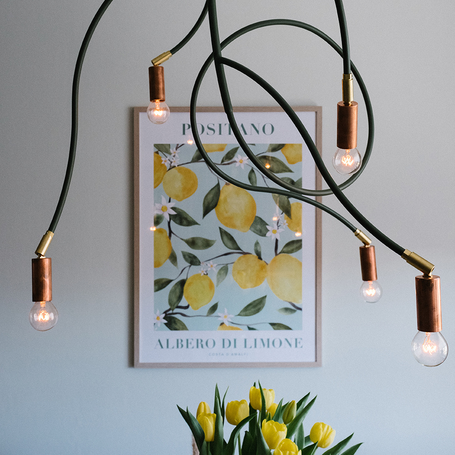 Ranka 7 Pendel Olivgrön