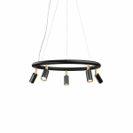 Starlight 5 Rund Taklampa/Vägglampa Svart Starlight 5 Rund Taklampa/Vägglampa Svart