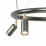 Starlight 5 Rund Taklampa/Vägglampa Rå Stål Starlight 5 Rund Taklampa/Vägglampa Rå Stål