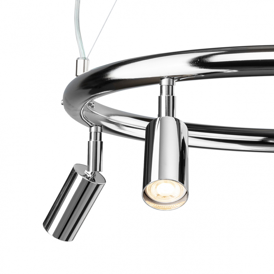 Starlight 5 Rund Taklampa/Vägglampa Förnicklad Mässing