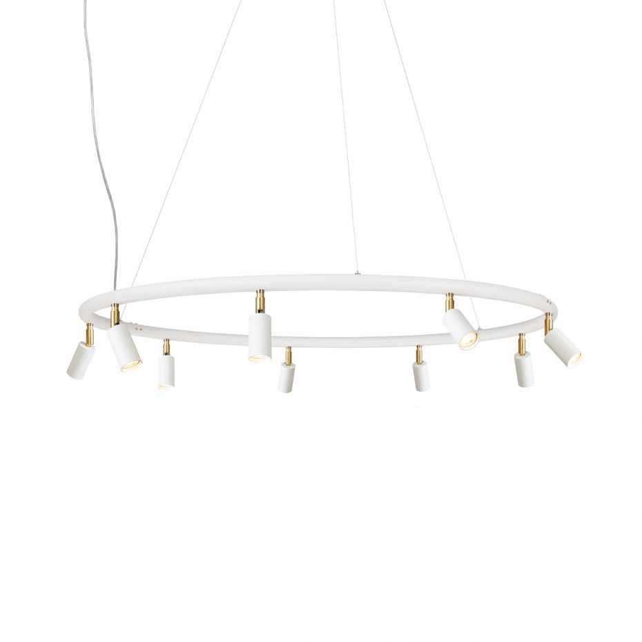 Starlight 9 Rund Taklampa/Vägglampa Vit