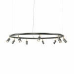 Starlight 9 Rund Taklampa/Vägglampa Rå Stål Starlight 9 Rund Taklampa/Vägglampa Rå Stål