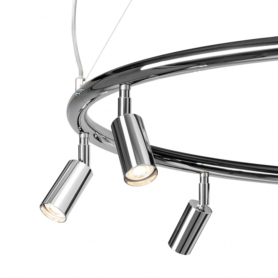 Starlight 9 Rund Taklampa/Vägglampa Förnicklad Mässing