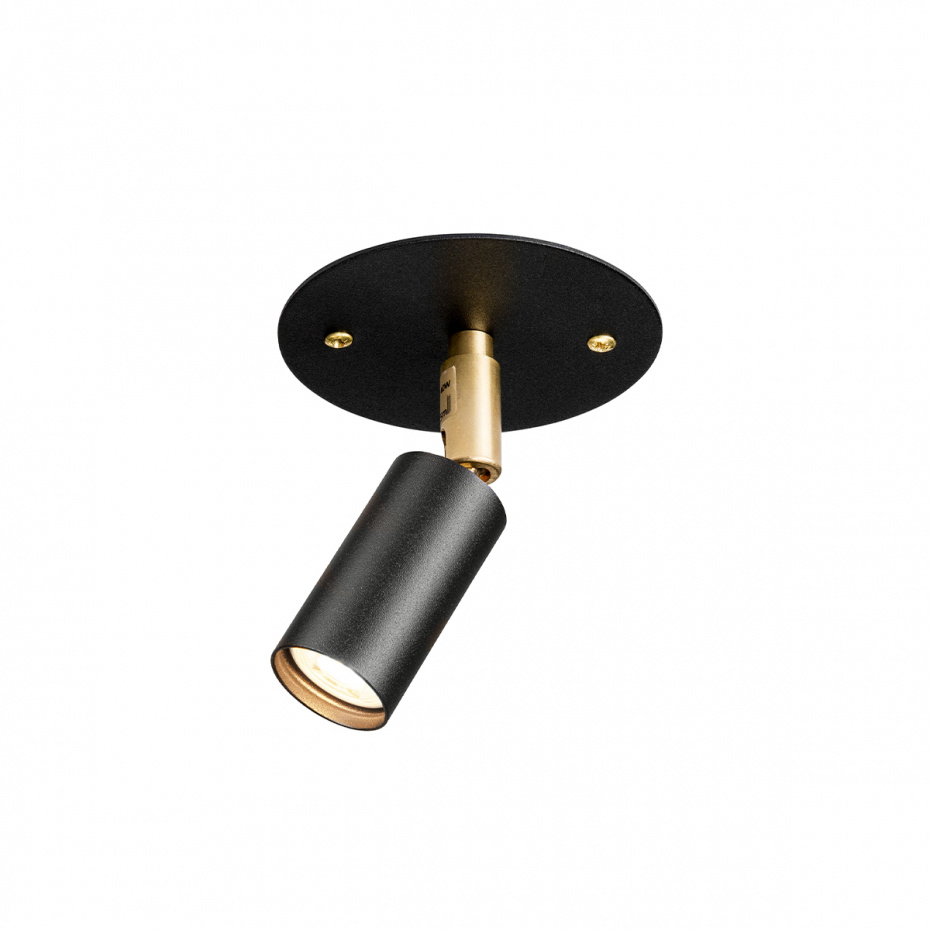 Starlight 1 Tak/Vägg Platta Fast Montage Svart